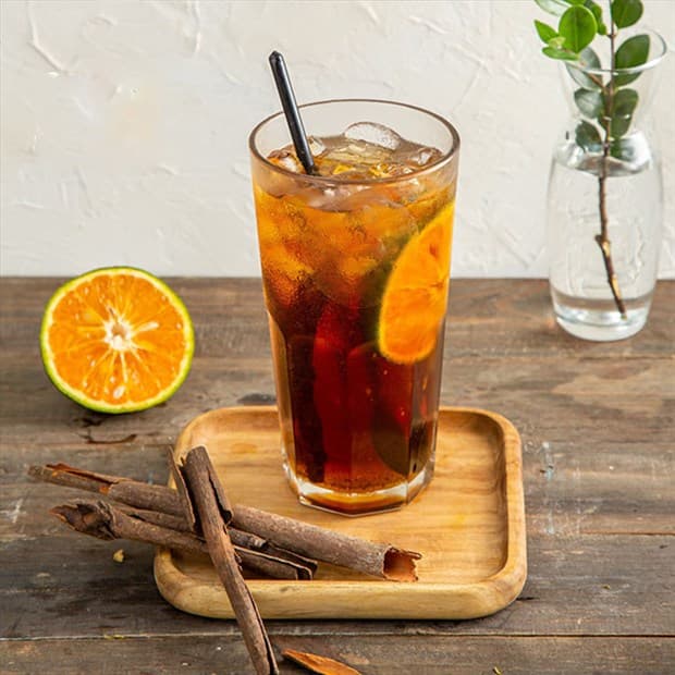 Trà đào cam quế